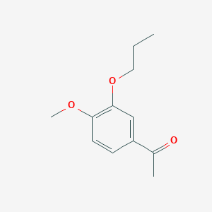molecular formula C12H16O3 B7969226 1-(4-Methoxy-3-propoxyphenyl)ethanone 