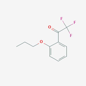 molecular formula C11H11F3O2 B7969241 2'-n-Propoxy-2,2,2-trifluoroacetophenone 