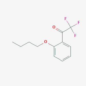 molecular formula C12H13F3O2 B7969249 2'-n-Butoxy-2,2,2-trifluoroacetophenone 