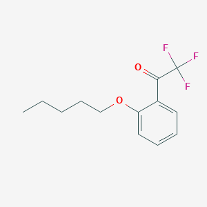 molecular formula C13H15F3O2 B7969256 2'-n-Pentoxy-2,2,2-trifluoroacetophenone 