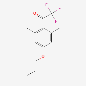 1-(2,6-Dimethyl-4-propoxyphenyl)-2,2,2-trifluoroethanone