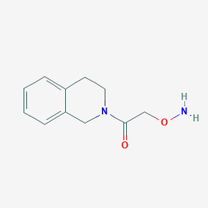molecular formula C11H14N2O2 B7969344 2-(Aminooxy)-1-(1,2,3,4-tetrahydroisoquinolin-2-yl)ethan-1-one 