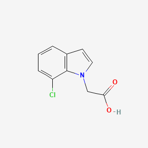 molecular formula C10H8ClNO2 B7969365 7-Chloro-indole-1-acetic acid 