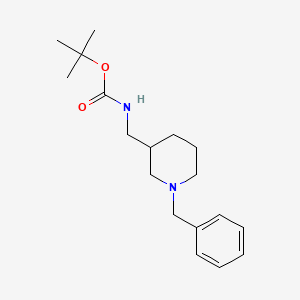 molecular formula C18H28N2O2 B7969396 Tert-butyl ((1-benzylpiperidin-3-yl)methyl)carbamate 