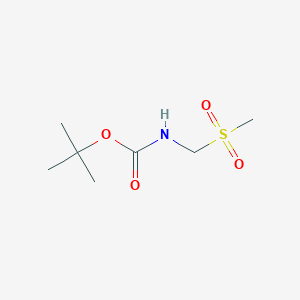 molecular formula C7H15NO4S B7969404 Methanesulfonylmethyl-carbamic acid tert-butyl ester 