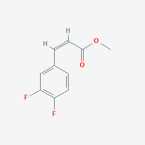 molecular formula C10H8F2O2 B7969441 methyl (Z)-3-(3,4-difluorophenyl)prop-2-enoate 