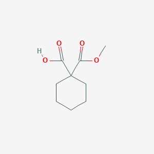 molecular formula C9H14O4 B7969497 1,1-Cyclohexanedicarboxylic acid, 1-methyl ester 