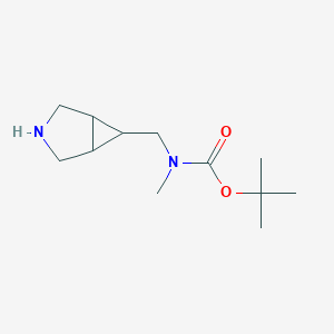 molecular formula C12H22N2O2 B7969543 tert-Butyl ((3-azabicyclo[3.1.0]hexan-6-yl)methyl)(methyl)carbamate 