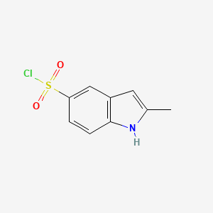 molecular formula C9H8ClNO2S B7969548 2-Methyl-1H-indole-5-sulfonyl chloride 