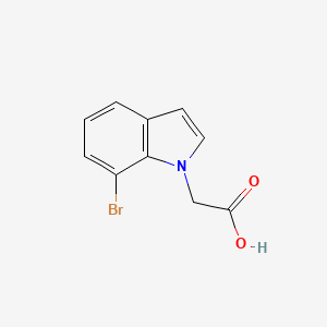 molecular formula C10H8BrNO2 B7969555 7-Bromo-indole-1-acetic acid 