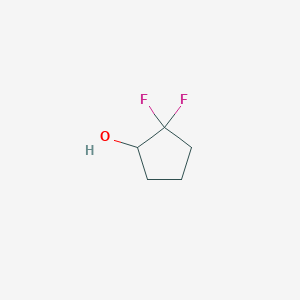 molecular formula C5H8F2O B7969592 2,2-Difluorocyclopentanol 