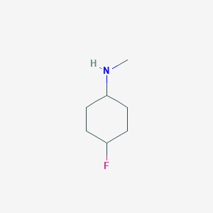 molecular formula C7H14FN B7969594 Cis-4-fluoro-N-methylcyclohexan-1-amine 