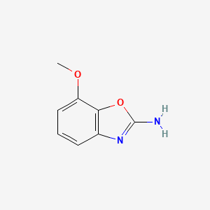 molecular formula C8H8N2O2 B7969617 7-Methoxybenzo[d]oxazol-2-amine 