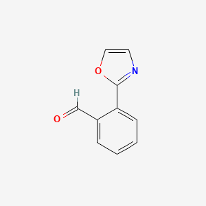 molecular formula C10H7NO2 B7969630 2-Benzoyl oxazole 