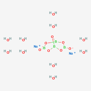 molecular formula B4O7Na2. 10H2O<br>B4H20Na2O17 B7969794 Borax CAS No. 71377-02-1