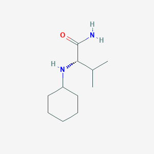 molecular formula C11H22N2O B7969897 N-CyclohexylL-Valinamide 