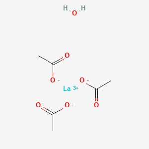 molecular formula C6H11LaO7 B7969953 Lanthanum acetate monohydrate 