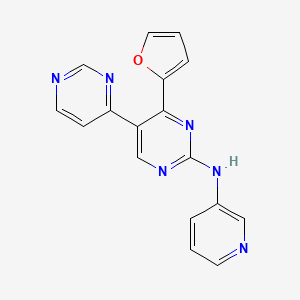molecular formula C17H12N6O B7969998 Unii-168SF9F04E CAS No. 1015481-75-0