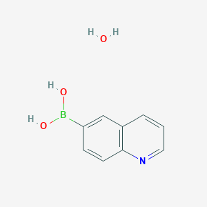 molecular formula C9H10BNO3 B7970093 6-Quinolinylboronic acid hydrate 