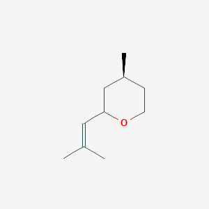 molecular formula C10H18O B7970117 (4S)-4-methyl-2-(2-methylprop-1-en-1-yl)oxane 