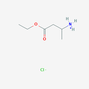 (4-Ethoxy-4-oxobutan-2-yl)azanium;chloride
