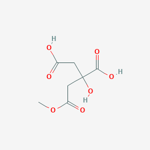 molecular formula C7H10O7 B7970192 2-Hydroxy-2-(2-methoxy-2-oxoethyl)butanedioic acid 