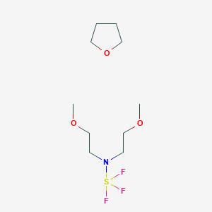 molecular formula C10H22F3NO3S B7970227 Bis(2-methoxyethyl)aminosulfur trifluoride (50% in THF) 