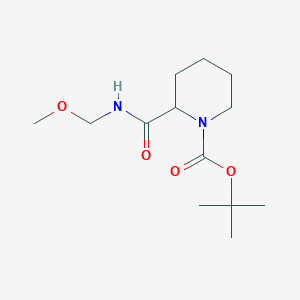 molecular formula C13H24N2O4 B7970230 1-Boc-2-(methoxymethyl-carbamoyl)piperidine 