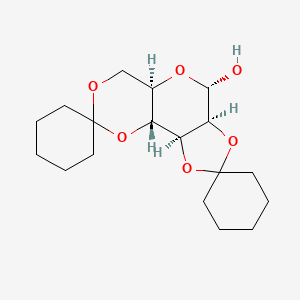 molecular formula C18H28O6 B7970298 2,3:4,6-二-邻环己亚甲基-α-D-甘露呋喃糖 