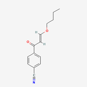 molecular formula C14H15NO2 B7970330 (E)-4-(3-Butoxyacryloyl)benzonitrile 