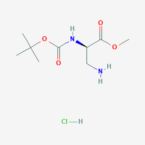 molecular formula C9H19ClN2O4 B7970401 Boc-D-Dap-OMe.HCl 
