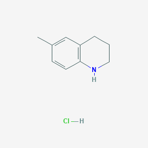 molecular formula C10H14ClN B7970433 6-Methyl-1,2,3,4-tetrahydroquinoline hydrochloride 