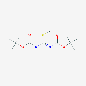 molecular formula C13H24N2O4S B7970493 N,N'-Bis(tert-butoxycarbonyl)-N,S-dimethylisothiourea 
