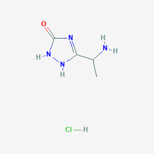 molecular formula C4H9ClN4O B7970504 CID 53433815 