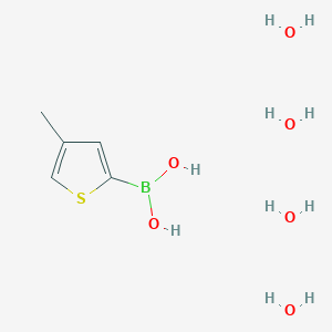 molecular formula C5H15BO6S B7970506 (4-Methyl-2-thienyl)boronic acid tetrahydrate 