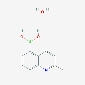 molecular formula C10H12BNO3 B7970556 (2-Methylquinolin-5-yl)boronic acid hydrate 