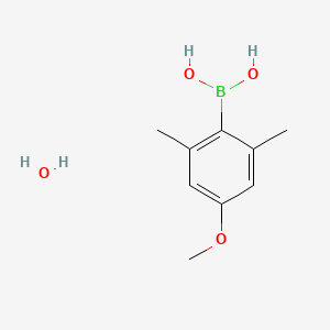 molecular formula C9H15BO4 B7970606 (4-Methoxy-2,6-dimethylphenyl)boronic acid hydrate 