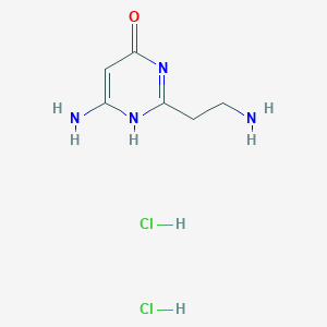 molecular formula C6H12Cl2N4O B7970644 CID 75530706 