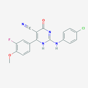 molecular formula C18H12ClFN4O2 B7970785 CID 18340319 