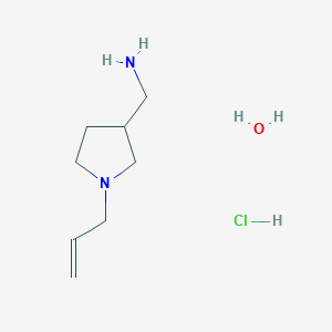 molecular formula C8H19ClN2O B7970878 1-(1-Allylpyrrolidin-3-yl)methanamine hydrochloride hydrate 