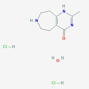 molecular formula C9H17Cl2N3O2 B7970937 CID 75530955 