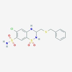 molecular formula C15H16ClN3O4S3 B079710 Hydrobentizide CAS No. 13957-38-5