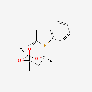 molecular formula C16H21O3P B7971117 1,3,5,7-四甲基-8-苯基-2,4,6-三氧杂-8-磷杂金刚烷 