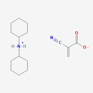 molecular formula C16H26N2O2 B7971164 2-Cyanoprop-2-enoate;dicyclohexylazanium 