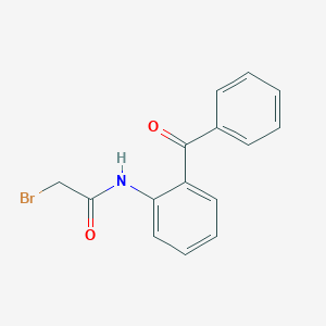 molecular formula C15H12BrNO2 B079712 N-(2-苯甲酰基苯基)-2-溴乙酰胺 CAS No. 14439-71-5