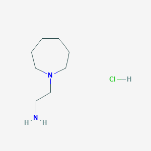 molecular formula C8H19ClN2 B7971284 2-(Azepan-1-YL)ethanamine hydrochloride 