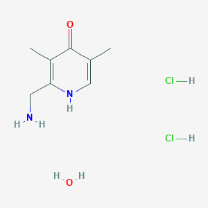 2-(Aminomethyl)-3,5-dimethyl-4(1h)-pyridinone dihydrochloride hydrate