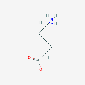 molecular formula C8H13NO2 B7971370 2-Azaniumylspiro[3.3]heptane-6-carboxylate 