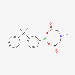 molecular formula C20H20BNO4 B7971400 2-(9,9-dimethyl-9H-fluoren-2-yl)-6-methyl-1,3,6,2-dioxazaborocane-4,8-dione 