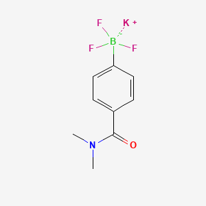 Potassium [4-(dimethylcarbamoyl)phenyl]trifluoroboranuide